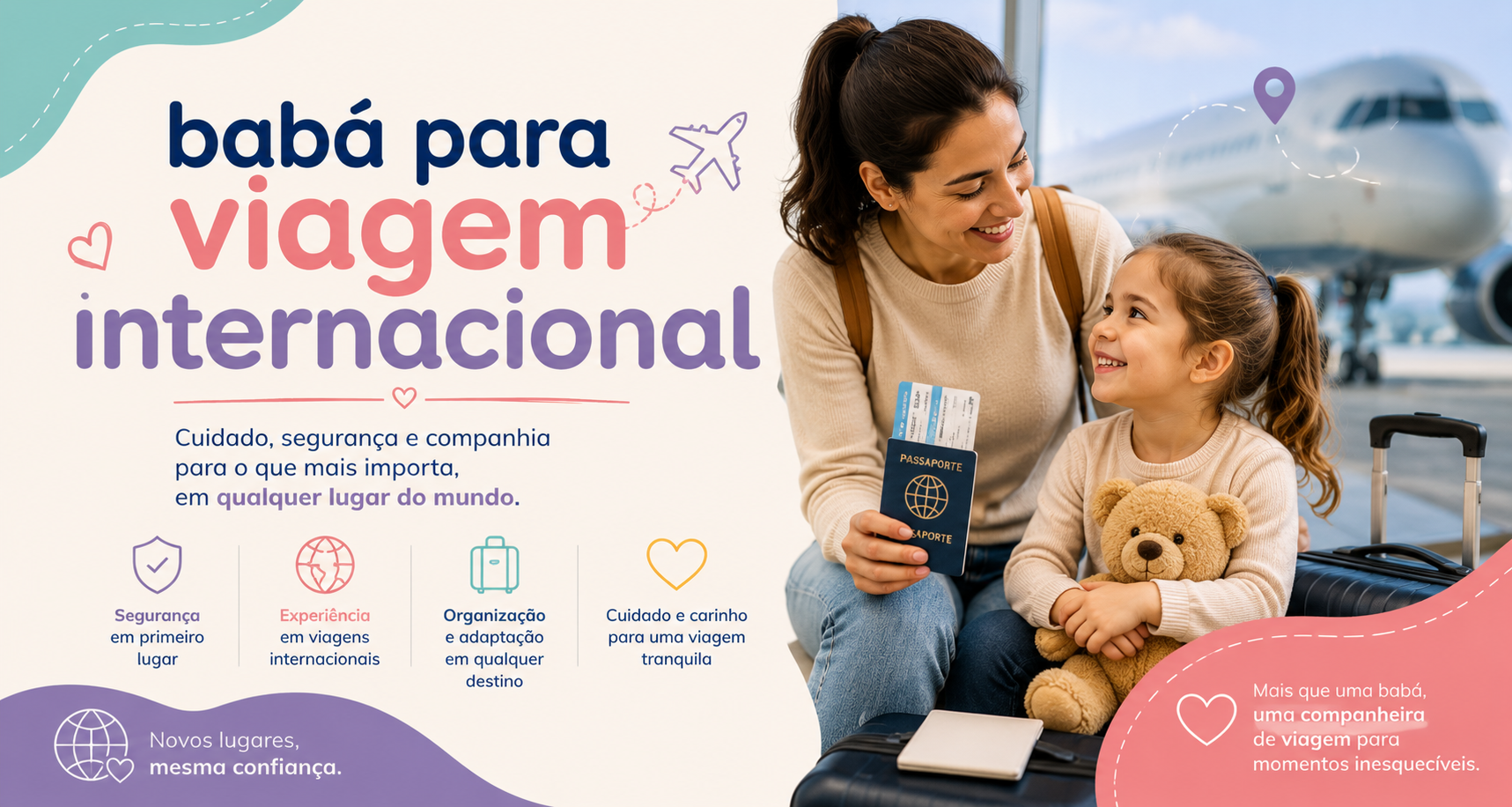 Babá para Viagem Internacional