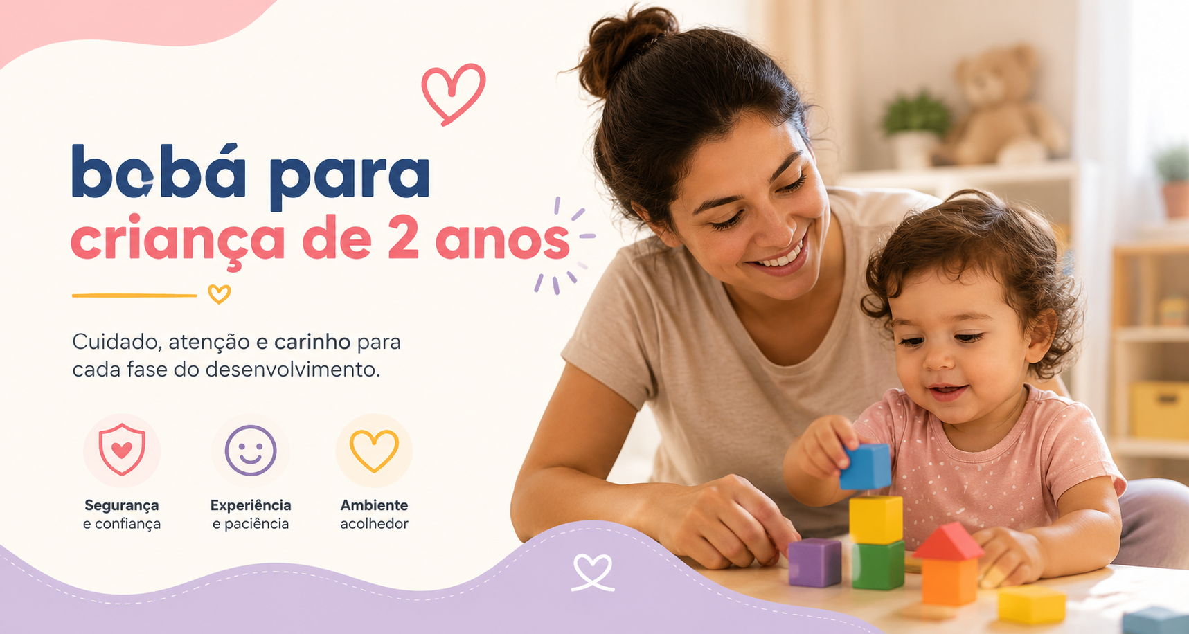 Babá para Criança de 2 Anos – Segurança, Rotina e Desenvolvimento Infantil com Atenção Total